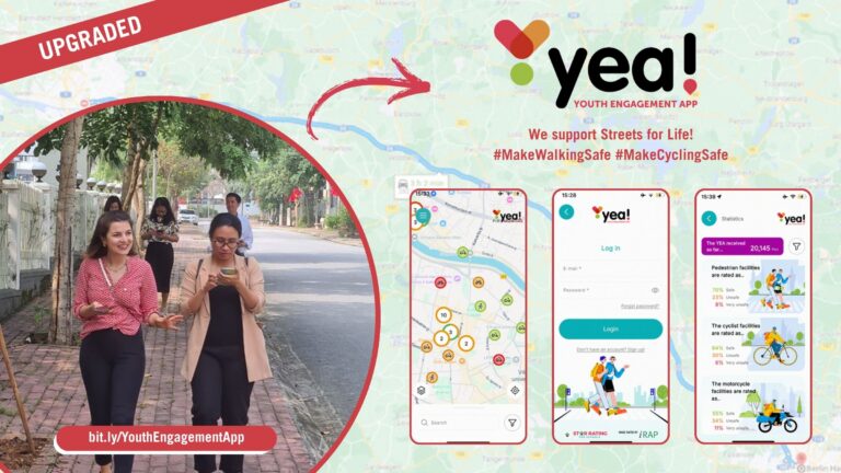 Global launch of upgraded Youth Engagement App (YEA): Empowering global youth for safer school roads in Vietnam, Chile, South Africa, and Peru