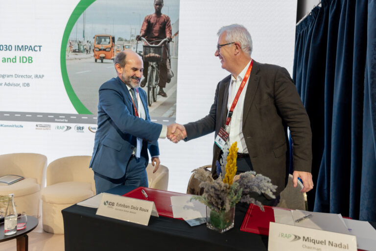 IDB and iRAP extend partnership to improve road safety in Latin America and the Caribbean