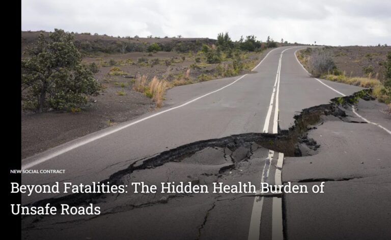 OECD Development Matters: Beyond Fatalities, the Hidden Health Burden of Unsafe Roads