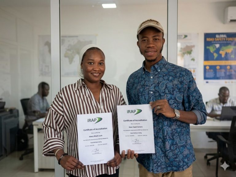 A strong step forward for Safer roads in Senegal – two more iRAP Accredited Practitioners!