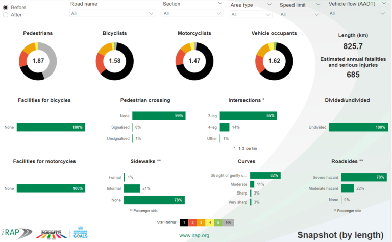 iRAP Power BI Project Dashboard
