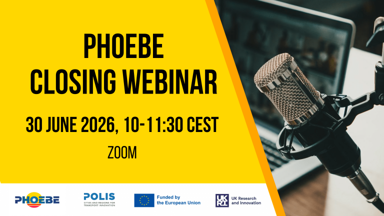 Join the PHOEBE Final Webinar: Predictive Approaches for Safer Urban Environments