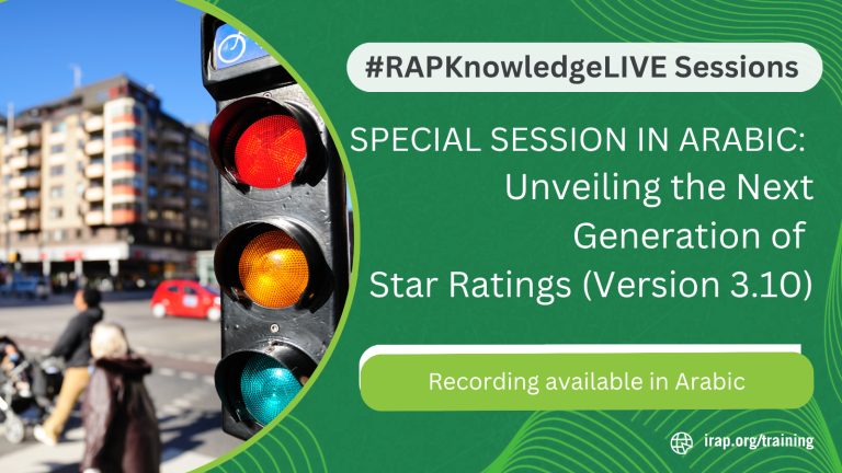 Arabic #RAPKnowledgeLive Session Unpacks the iRAP Star Rating Model v3.10