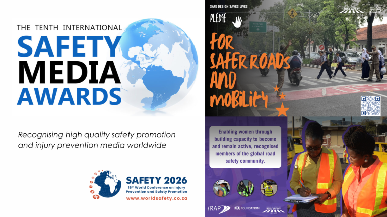 iRAP recognised in International Safety Media Awards for campaigns driving safer road design and greater inclusion