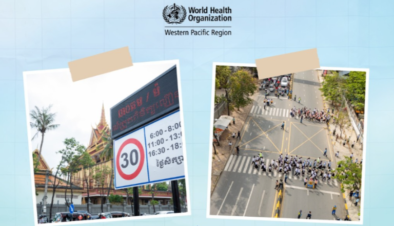 Phnom Penh recognised with WHO Healthy Cities Award for safer, healthier urban mobility